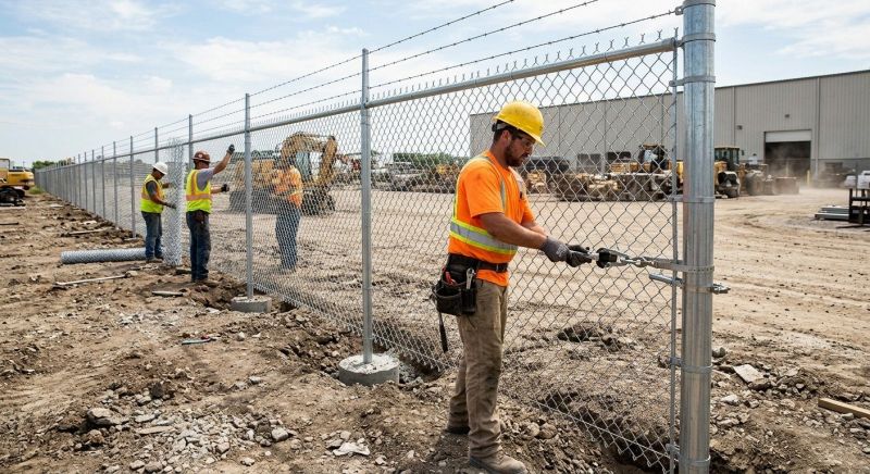 Chain Link Fence Installation