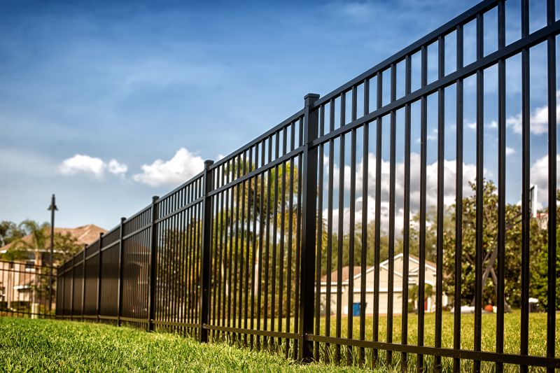 Commercial Aluminum Fence Installation