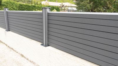 Commercial Aluminum Fence Installation
