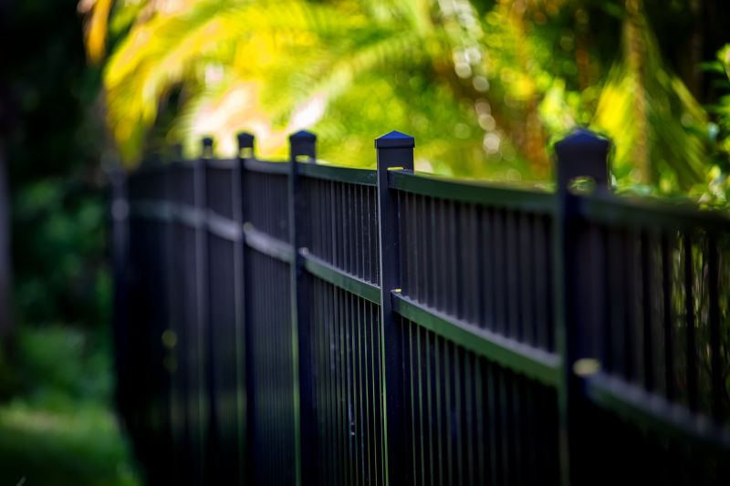 Commercial Aluminum Fence Installation