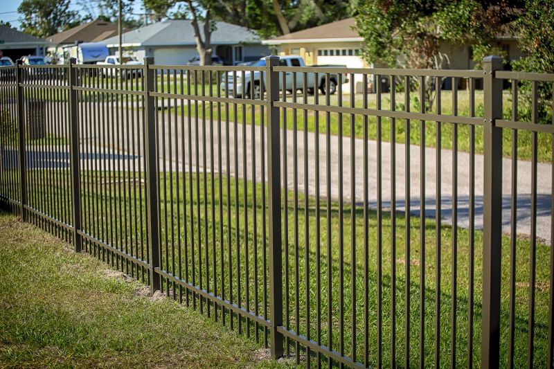 Commercial Aluminum Fence Installation