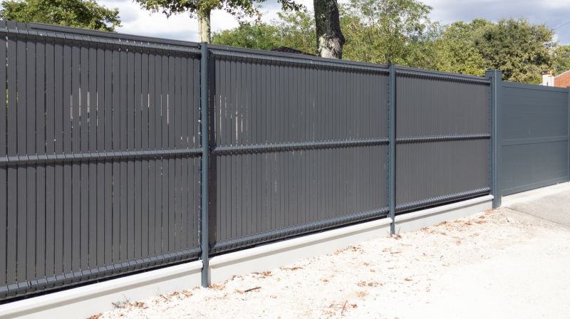 Commercial Aluminum Fence Installation