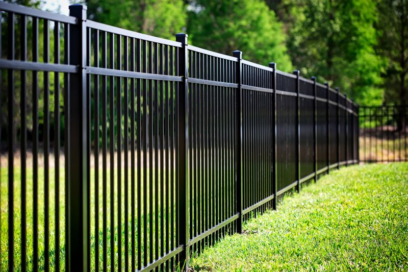 Commercial Aluminum Fence Installation
