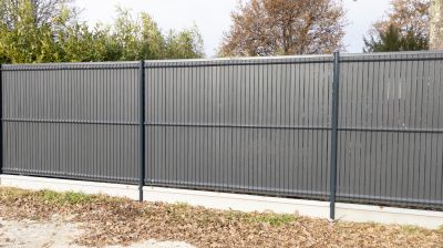 Commercial Aluminum Fence Installation