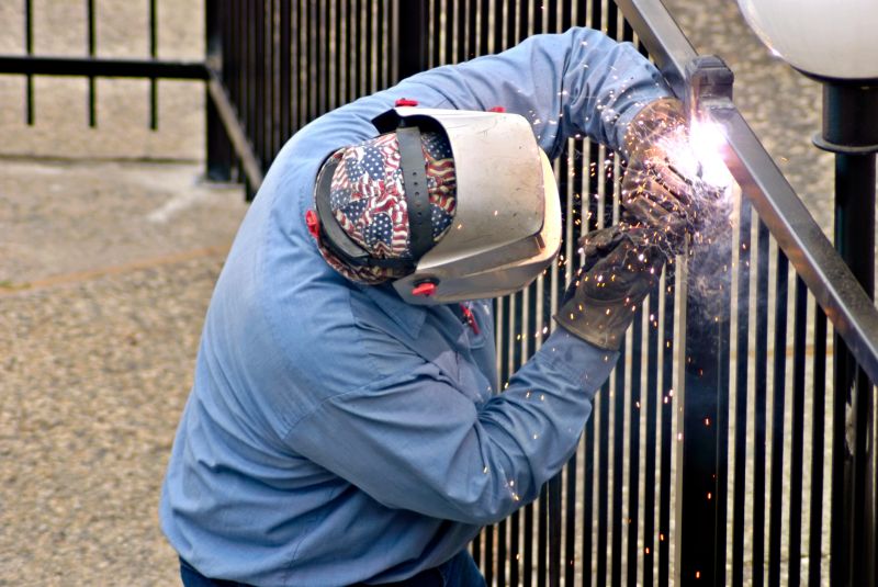 Commercial Aluminum Fence Repair