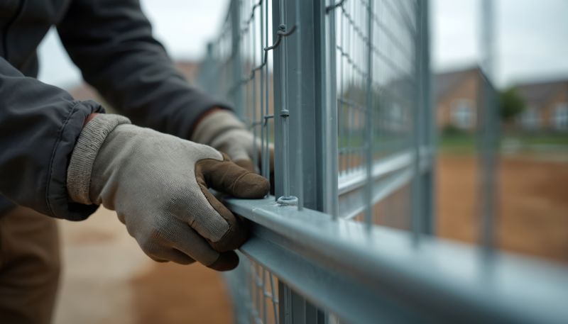 Commercial Aluminum Fence Repair