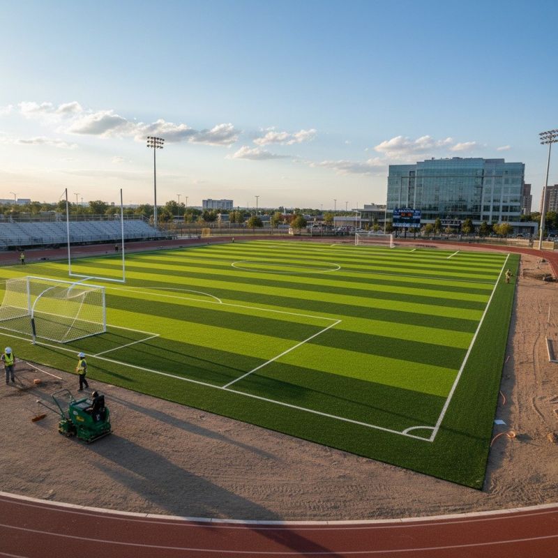 Commercial Artificial Turf Installation