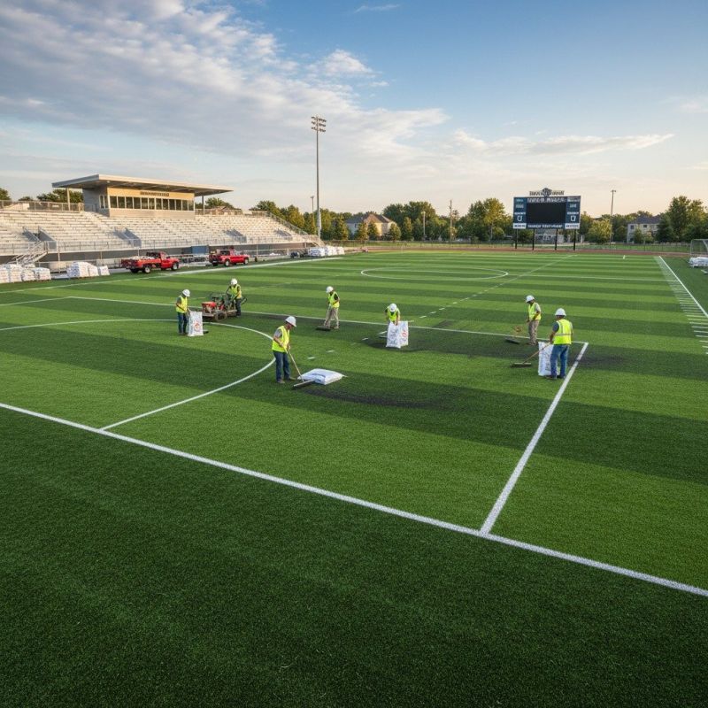 Commercial Artificial Turf Installation