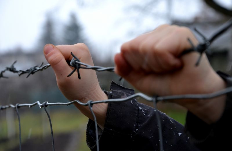 Commercial Barbed Wire Fence Repair