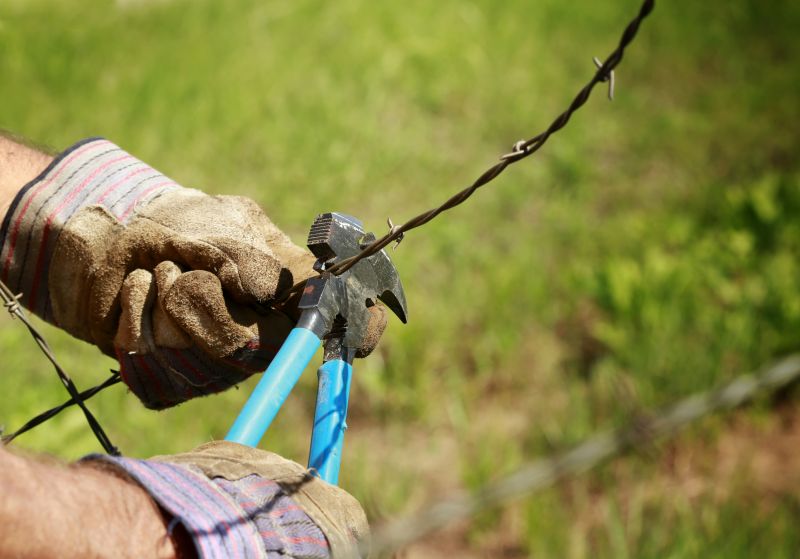 Commercial Barbed Wire Fence Repair