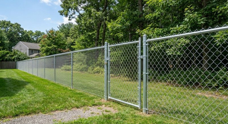 Commercial Chain Link Fence Installation
