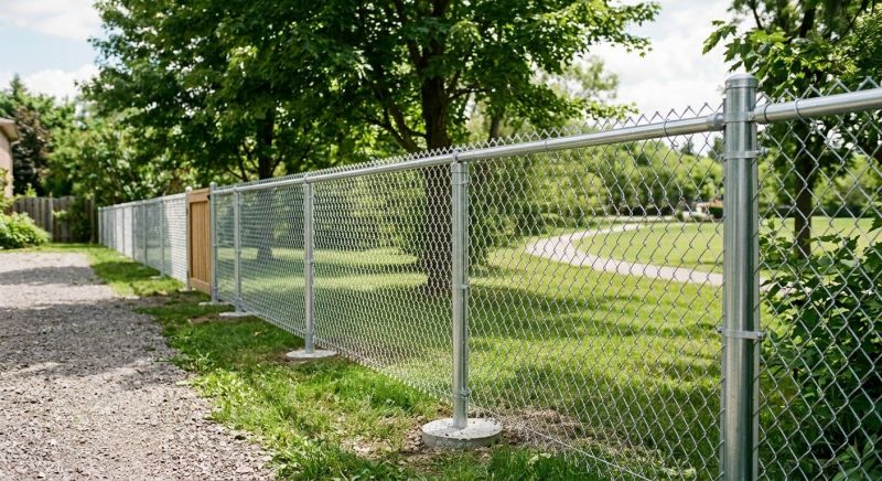 Commercial Chain Link Fence Installation