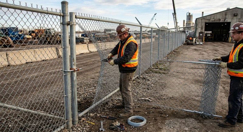 Commercial Chain Link Fence Repair