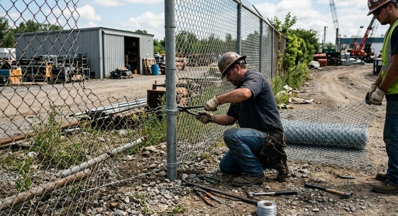 Commercial Chain Link Fence Repair