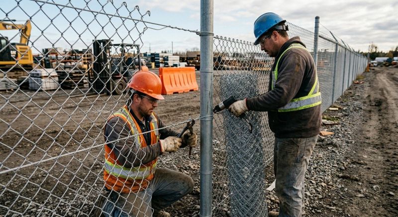 Commercial Chain Link Fence Repair