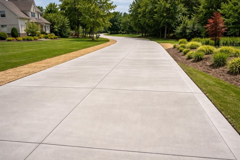 Commercial Concrete Driveway Installation