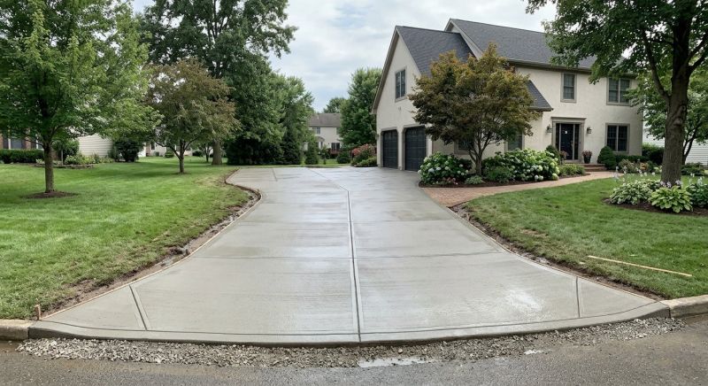Commercial Concrete Driveway Installation