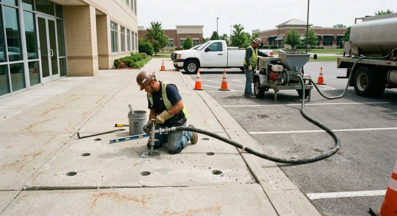 Commercial Concrete Mudjacking