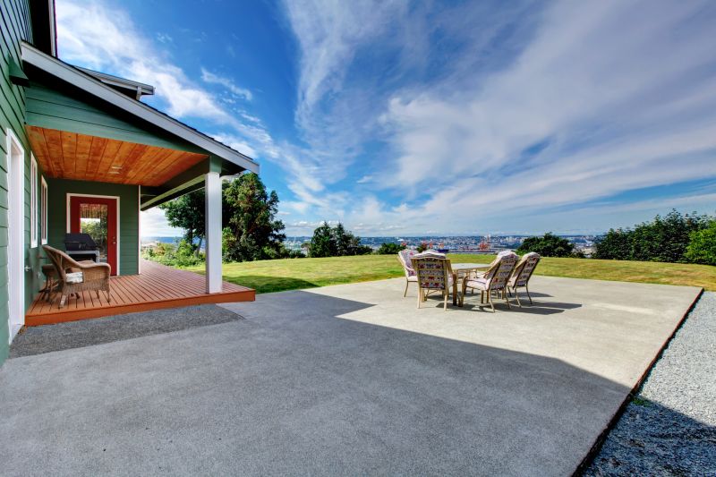Commercial Concrete Patio Installation