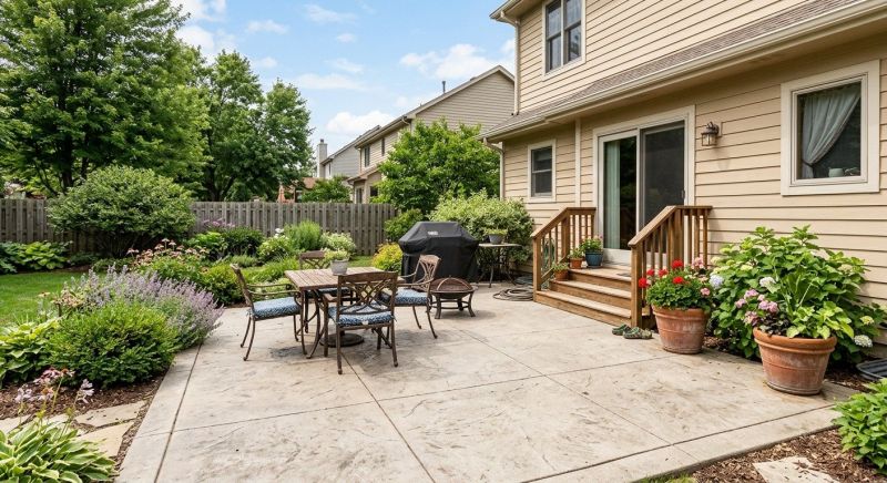 Commercial Concrete Patio Installation
