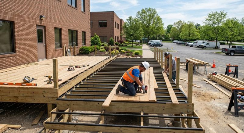 Commercial Deck Installation