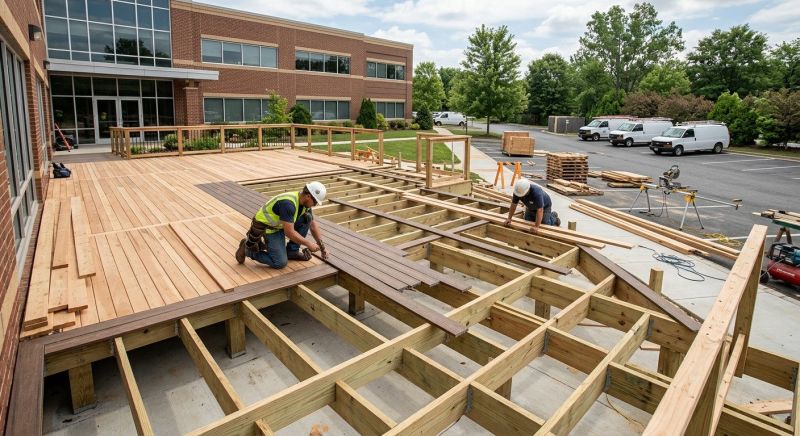 Commercial Deck Installation
