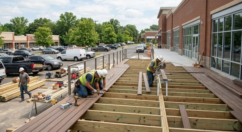 Commercial Deck Installation