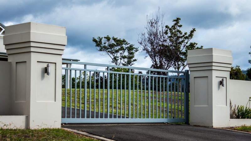 Commercial Driveway Gate Installation