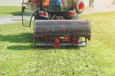 Commercial Lawn Aeration