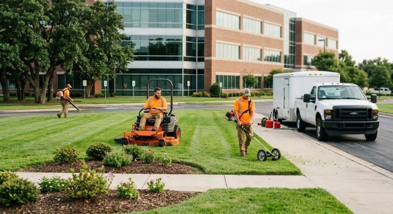 Commercial Lawn Cleanup