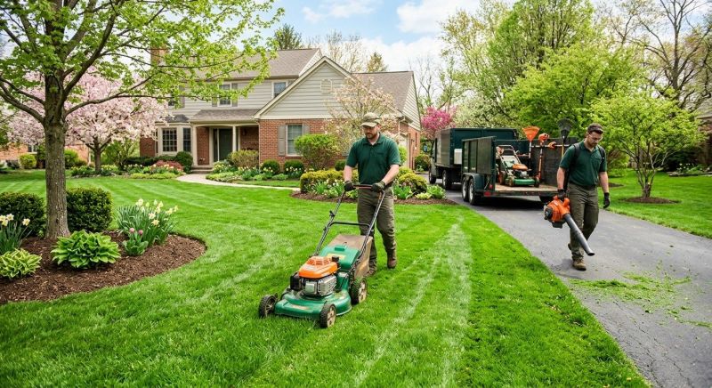 Commercial Lawn Cleanup