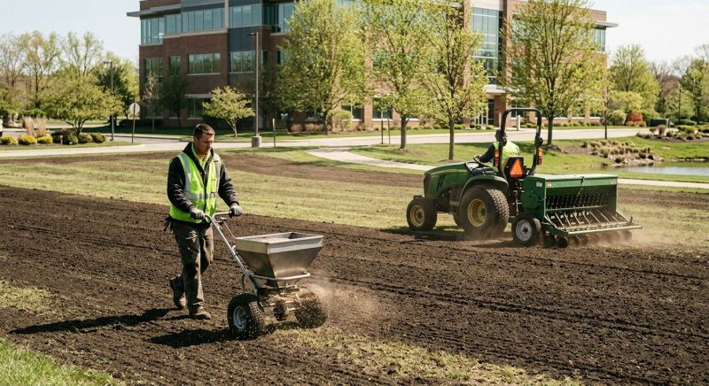Commercial Lawn Seeding