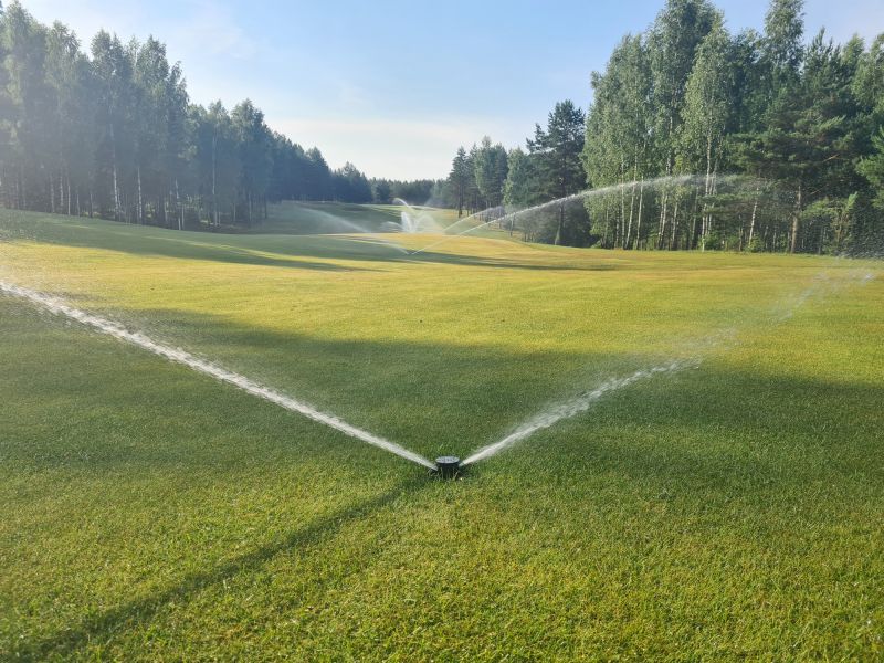 Commercial Lawn Sprinklers Installation