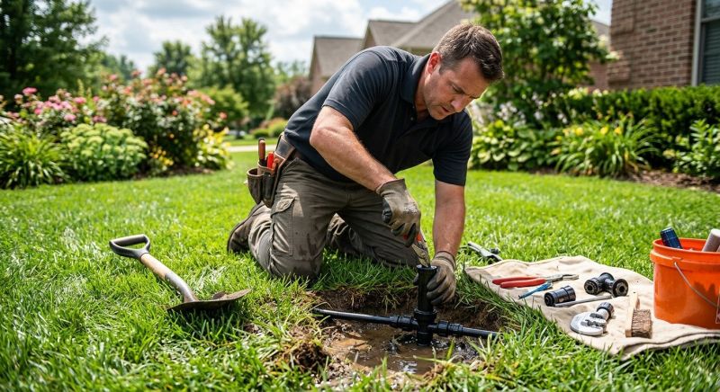 Commercial Lawn Sprinklers Repair