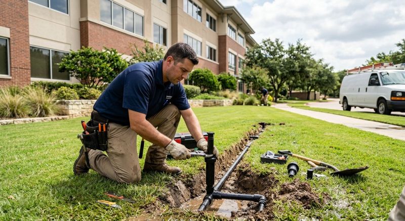 Commercial Lawn Sprinklers Repair