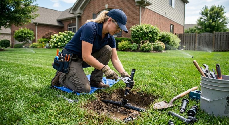 Commercial Lawn Sprinklers Repair