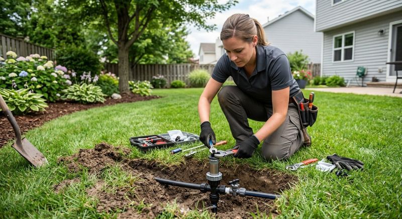 Commercial Lawn Sprinklers Repair