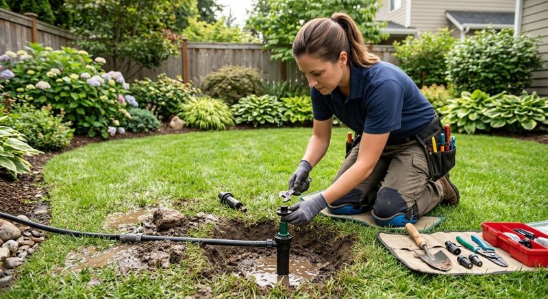Commercial Lawn Sprinklers Repair
