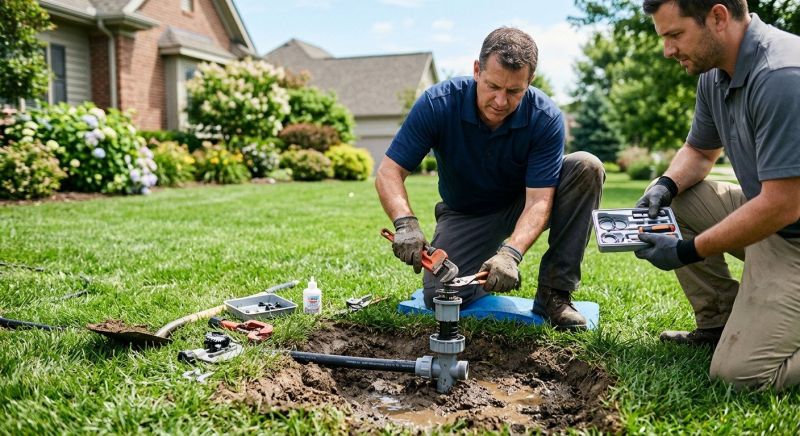Commercial Lawn Sprinklers Repair