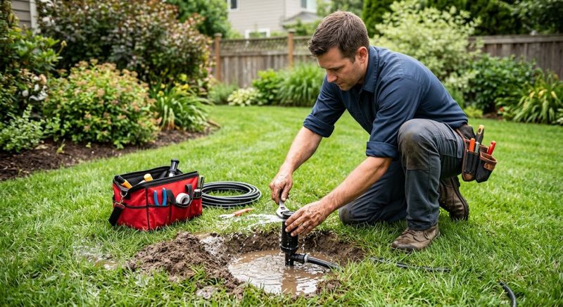 Commercial Lawn Sprinklers Repair