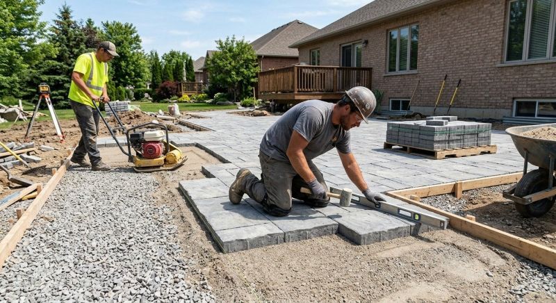 Commercial Pavers Installation