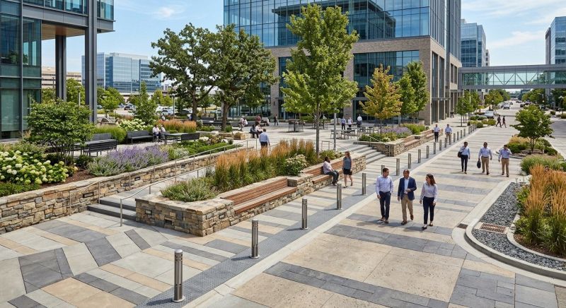 Commercial Pavers Installation