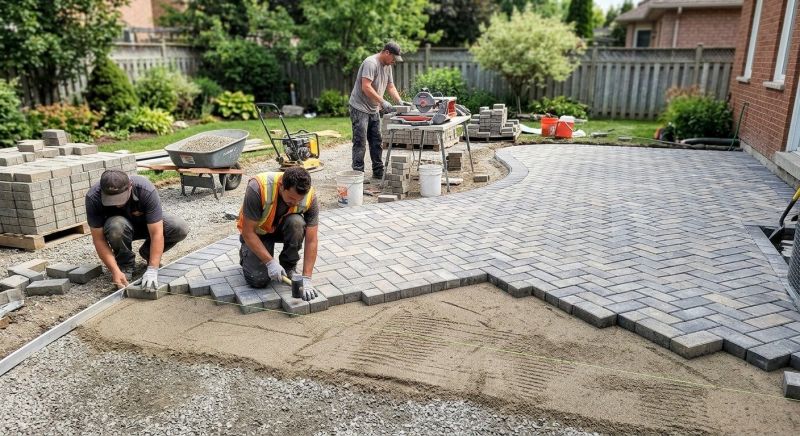 Commercial Pavers Installation