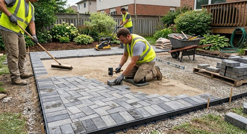 Commercial Pavers Installation