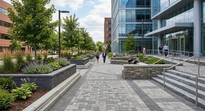 Commercial Pavers Installation