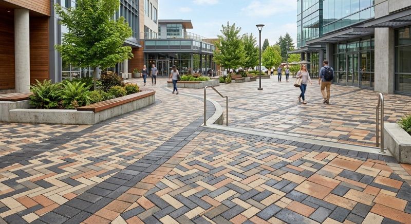Commercial Pavers Installation