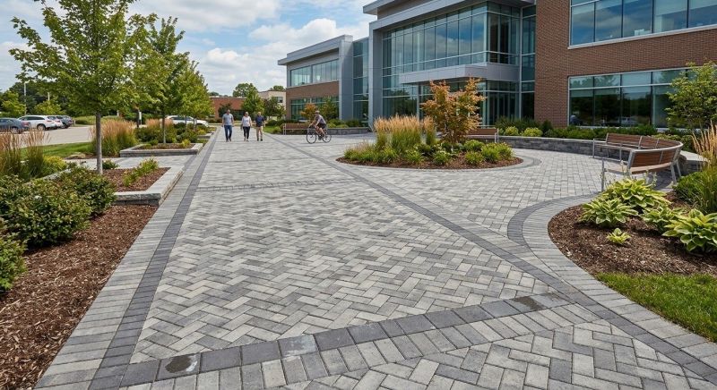 Commercial Pavers Installation