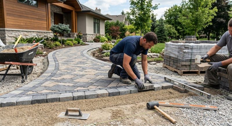 Commercial Pavers Installation