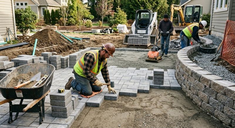 Commercial Pavers Installation