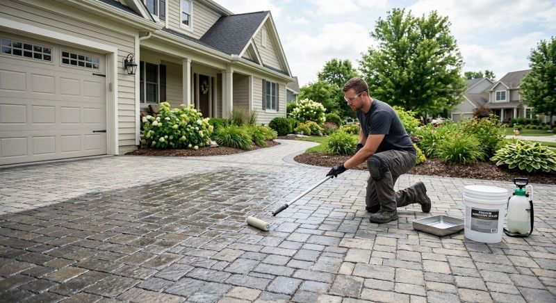 Commercial Pavers Sealing